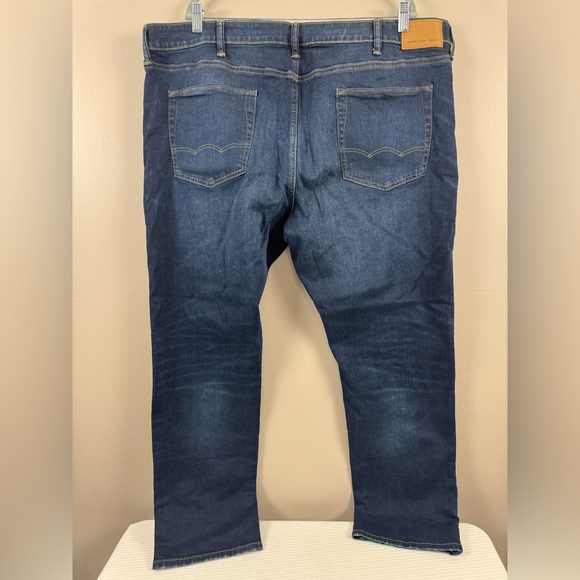 NWOT American Eagle ne(x)T level flex men’s medium dark slim straight 38 x 32 - Picture 5 of 5